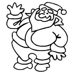 Santa Claus (Holidays and Celebrations) coloring page #104760 to print and color