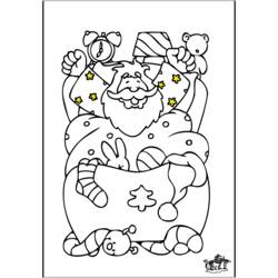 Santa Claus (Holidays and Celebrations) coloring page #104786 to print and color