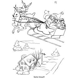 Santa Claus (Holidays and Celebrations) coloring page #104833 to print and color