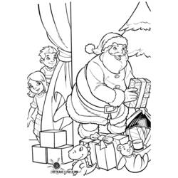 Santa Claus (Holidays and Celebrations) coloring page #104883 to print and color