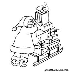 Santa Claus (Holidays and Celebrations) coloring page #104906 to print and color
