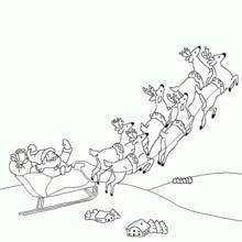 Santa Claus (Holidays and Celebrations) coloring page #104987 to print and color