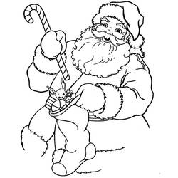 Santa Claus (Holidays and Celebrations) coloring page #174618 to print and color