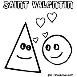 Valentine's Day (Holidays and Celebrations) coloring page #53986 to print and color