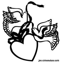 Valentine's Day (Holidays and Celebrations) coloring page #54024 to print and color