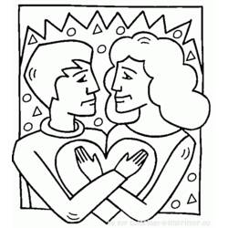 Valentine's Day (Holidays and Celebrations) coloring page #54210 to print and color