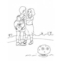 Valentine's Day (Holidays and Celebrations) coloring page #54315 to print and color