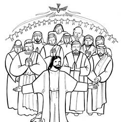 Coloring page: All Saints Day (Holidays and Special occasions) #61256 - Printable coloring pages