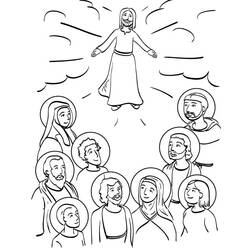 Coloring page: All Saints Day (Holidays and Special occasions) #61271 - Printable coloring pages