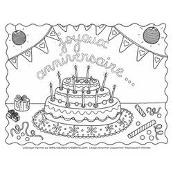 Coloring page: Anniversary (Holidays and Special occasions) #57063 - Printable coloring pages
