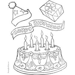 Coloring page: Anniversary (Holidays and Special occasions) #57073 - Printable coloring pages
