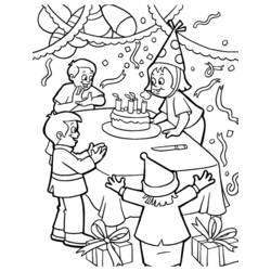 Coloring page: Anniversary (Holidays and Special occasions) #57086 - Printable coloring pages