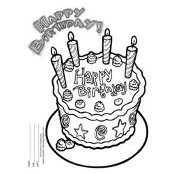 Coloring page: Anniversary (Holidays and Special occasions) #57123 - Free Printable Coloring Pages