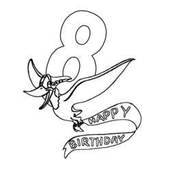 Coloring page: Anniversary (Holidays and Special occasions) #57205 - Free Printable Coloring Pages