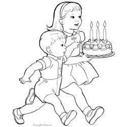 Coloring page: Anniversary (Holidays and Special occasions) #57233 - Free Printable Coloring Pages