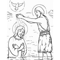 Coloring page: Baptism (Holidays and Special occasions) #57480 - Printable Coloring Pages