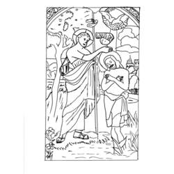 Coloring page: Baptism (Holidays and Special occasions) #57483 - Free Printable Coloring Pages