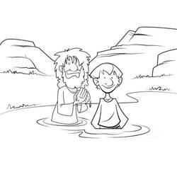 Coloring page: Baptism (Holidays and Special occasions) #57495 - Free Printable Coloring Pages