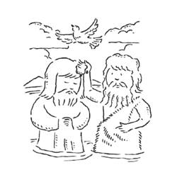 Coloring page: Baptism (Holidays and Special occasions) #57503 - Free Printable Coloring Pages