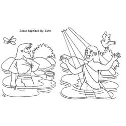 Coloring page: Baptism (Holidays and Special occasions) #57512 - Free Printable Coloring Pages