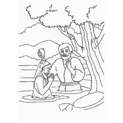 Coloring page: Baptism (Holidays and Special occasions) #57521 - Free Printable Coloring Pages