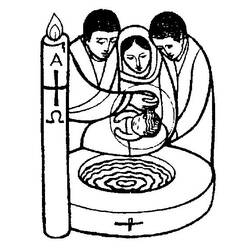 Coloring page: Baptism (Holidays and Special occasions) #57530 - Printable coloring pages