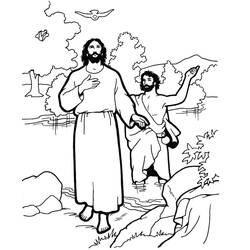 Coloring page: Baptism (Holidays and Special occasions) #57532 - Free Printable Coloring Pages