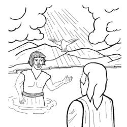 Coloring page: Baptism (Holidays and Special occasions) #57539 - Free Printable Coloring Pages