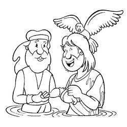 Coloring page: Baptism (Holidays and Special occasions) #57562 - Free Printable Coloring Pages