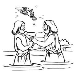 Coloring page: Baptism (Holidays and Special occasions) #57677 - Printable Coloring Pages