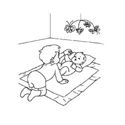 Coloring page: Birth (Holidays and Special occasions) #55608 - Printable coloring pages