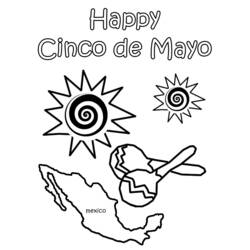 Coloring page: Cinco de Mayo (Holidays and Special occasions) #59979 - Printable coloring pages