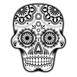 Coloring page: Day of the Dead (Holidays and Special occasions) #60124 - Printable coloring pages