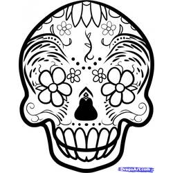 Coloring page: Day of the Dead (Holidays and Special occasions) #60147 - Printable coloring pages