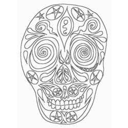 Coloring page: Day of the Dead (Holidays and Special occasions) #60156 - Free Printable Coloring Pages