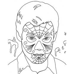 Coloring page: Day of the Dead (Holidays and Special occasions) #60165 - Free Printable Coloring Pages