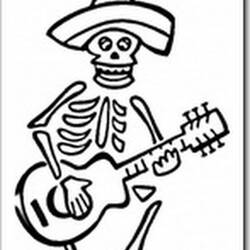 Coloring page: Day of the Dead (Holidays and Special occasions) #60223 - Printable coloring pages