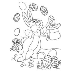 Coloring page: Easter (Holidays and Special occasions) #54354 - Free Printable Coloring Pages