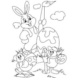Coloring page: Easter (Holidays and Special occasions) #54374 - Free Printable Coloring Pages