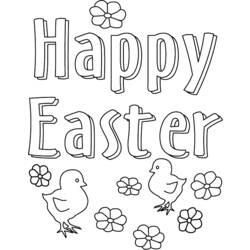Coloring page: Easter (Holidays and Special occasions) #54390 - Printable coloring pages