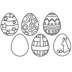 Coloring page: Easter (Holidays and Special occasions) #54413 - Printable coloring pages