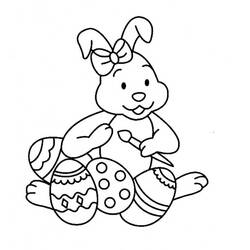 Coloring page: Easter (Holidays and Special occasions) #54440 - Printable coloring pages
