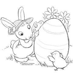 Coloring page: Easter (Holidays and Special occasions) #54600 - Free Printable Coloring Pages
