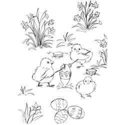 Coloring page: Easter (Holidays and Special occasions) #54606 - Free Printable Coloring Pages