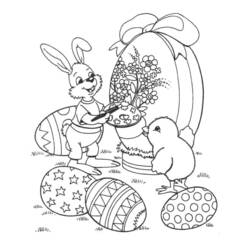 Coloring page: Easter (Holidays and Special occasions) #54716 - Free Printable Coloring Pages