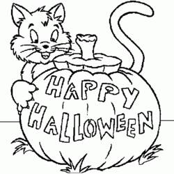 Coloring page: Halloween (Holidays and Special occasions) #55150 - Printable coloring pages
