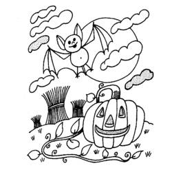 Coloring page: Halloween (Holidays and Special occasions) #55152 - Free Printable Coloring Pages