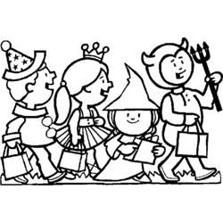 Coloring page: Halloween (Holidays and Special occasions) #55158 - Printable coloring pages