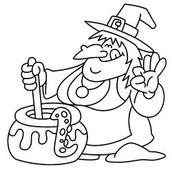 Coloring page: Halloween (Holidays and Special occasions) #55163 - Free Printable Coloring Pages