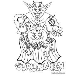 Coloring page: Halloween (Holidays and Special occasions) #55174 - Free Printable Coloring Pages